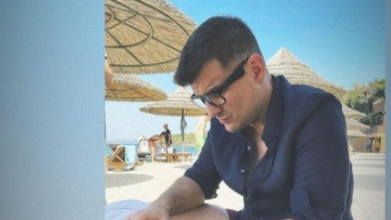 Toni Iuruc a fost fotografiat la plajă, la scurt timp după nunta cu Simona Halep