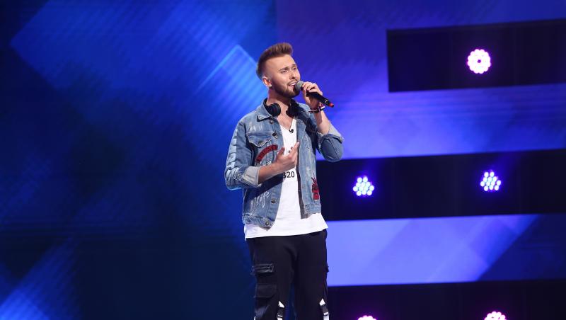 Szymon Grzybacz, la X Factor 2021. Acesta a cântat piesa Someday de la John Legend