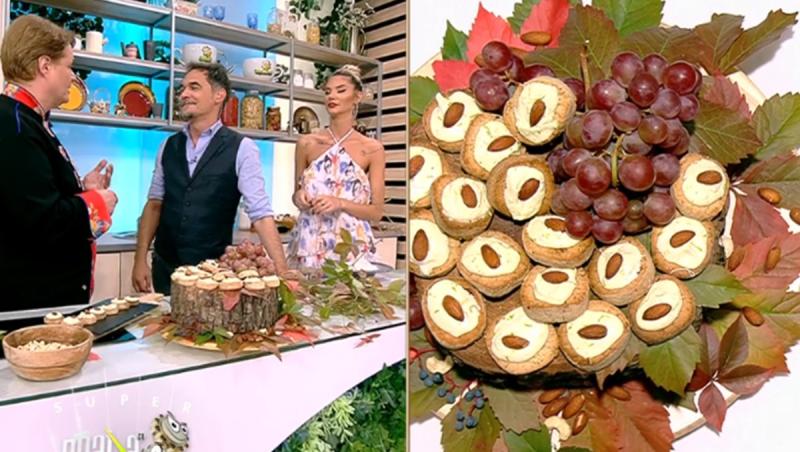 Matinalii de la Super Neatza prezintă rețeta lui Vladuț: Fursecuri cu nuci și alune glazurate cu ciocolată albă