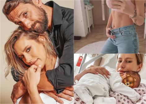 Cum arată Gabriela Prisăcariu la mai bine de două săptămâni după naștere. Soția lui Dani Oțil a dezvăluit cum s-a recuperat