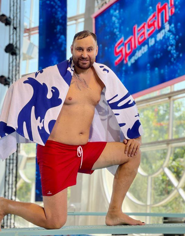 Stelian Milu, la Splash! Vedete la apa