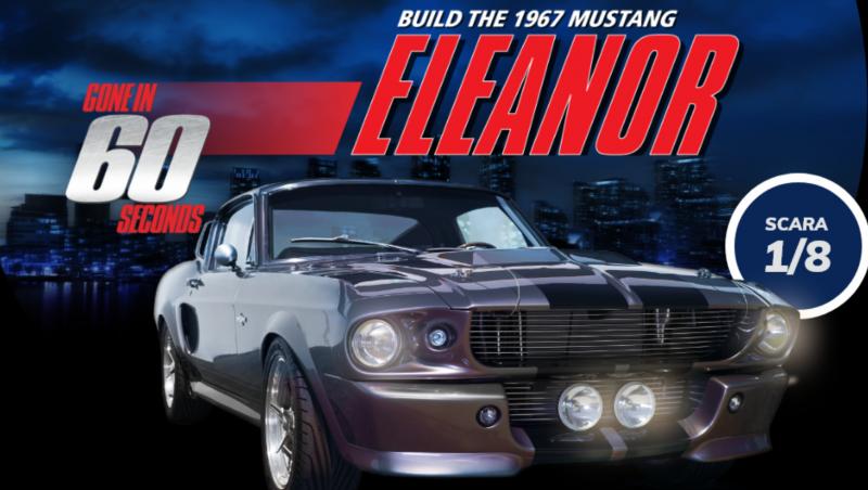 Construiește-ți acum Mustang Eleanor 1:8!