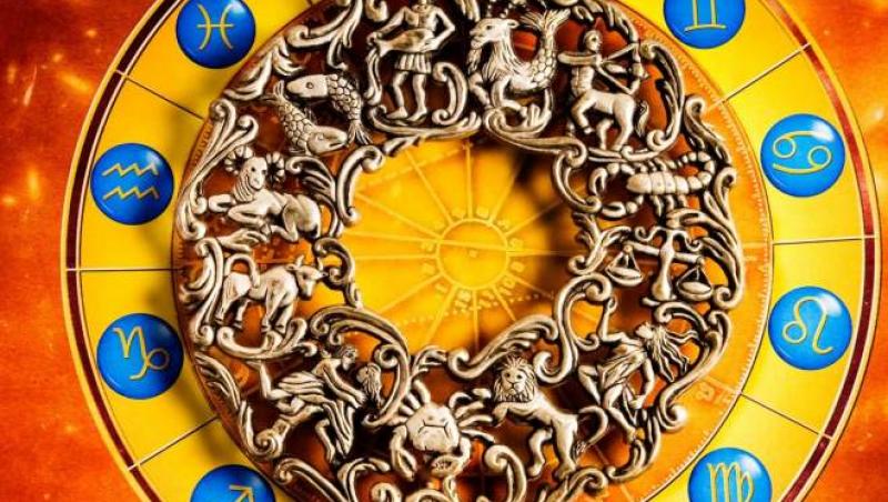 imagine cu cele 12 zodii din horoscop, intr-un cerc