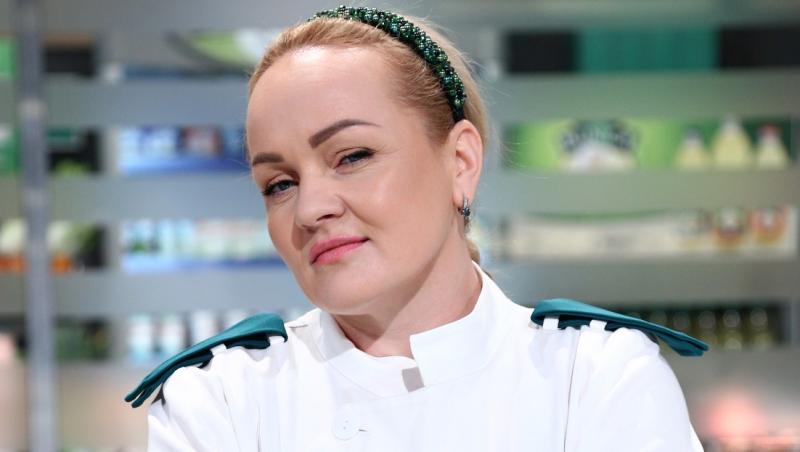 Victorina Matveev in bucataria emisiunii Chefi la cuțite