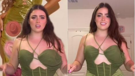 O tânără a comandat rochia visurilor de pe internet, dar a amuțit când a deschis coletul. Clipul e viral pe Tik Tok