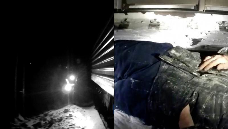 Un bărbat a scăpat cu viață ca prin minune după ce a stat mai multe ore în gerul năprasnic, de -18 grade Celsius, în Siberia.