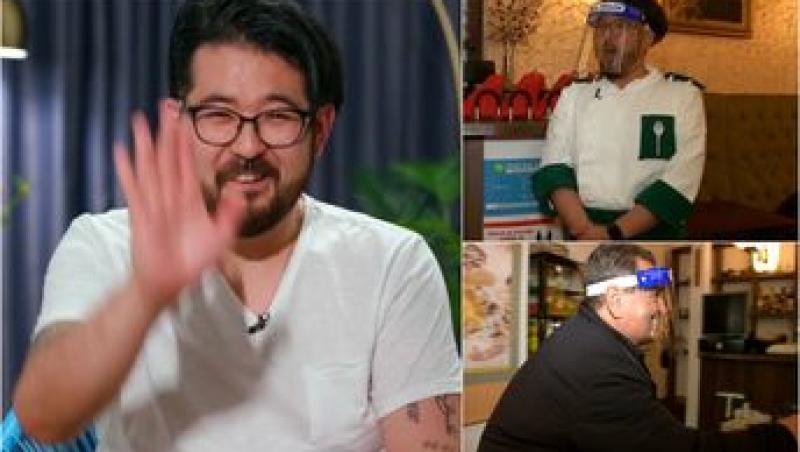 Rikito Watanabe l-a învățat pe nea Marin să taie somonul pentru sushi