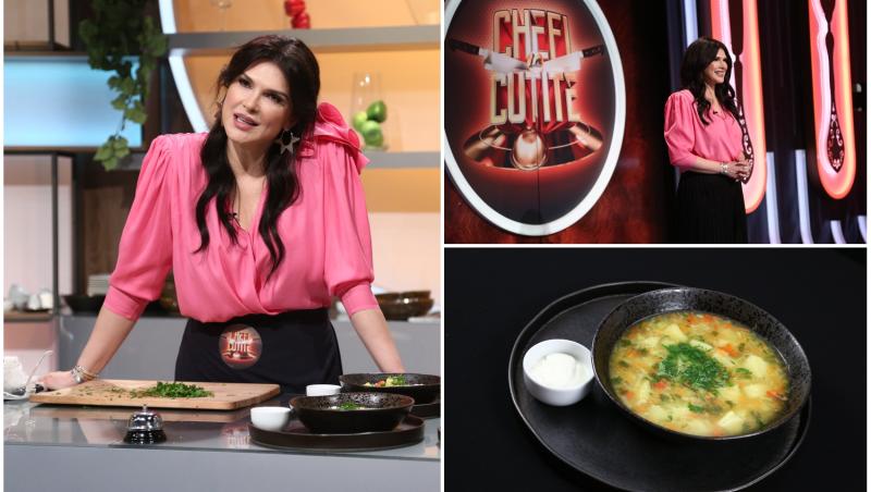 Monica Bîrlădeanu a făcut senzație cu rețeta sa de ciorbă la Chefi la cuțite sezonul 10