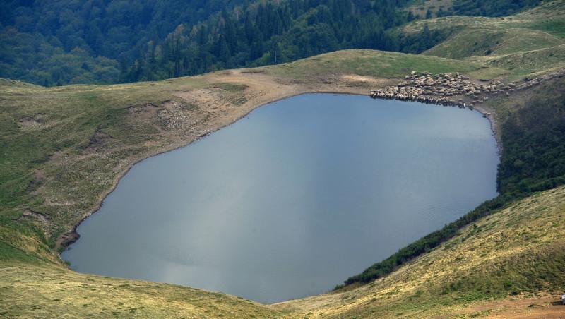 Lacul din România de unde și vulturii beau apă. Vizitatorii se purifică în acest loc izolat