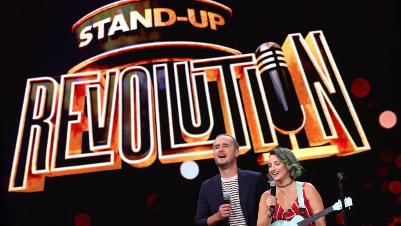 Stand-Up Revolution sezonul 2, 14 octombrie 2022. Cristi Pulhac a „driblat” glume. Ioana State, număr de excepție de autoironie