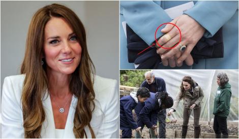 Motivul pentru care Kate Middleton are mai mereu un deget bandajat. Detaliul neașteptat dezvăluit de experți