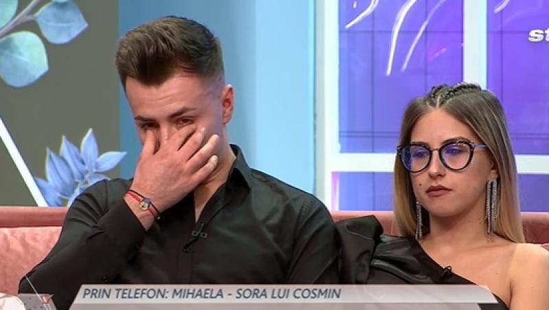 Mireasa, sezonul 6. Sora lui Cosmin a intrat în direct, după schimbul de replici dintre doamna Adriana și Miruna