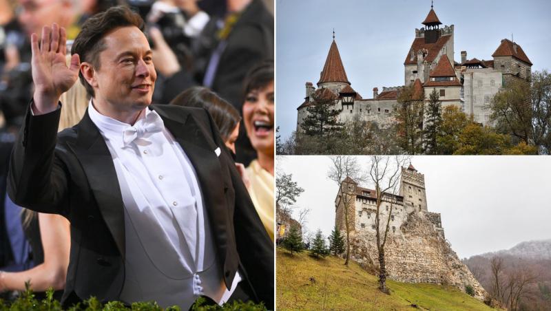 Elon Musk, fondatorul Tesla și șeful Twitter, petrece acest weekend în România. Cel mai bogat om din lume împreună cu mai mulți miliardari, dar și vedete de la Hollywood, au închiriat Castelul Bran pentru o petrecere privată.