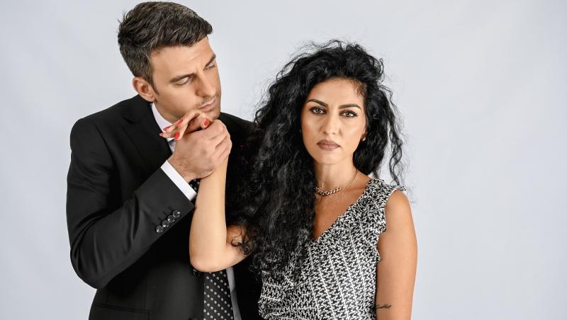 Doiniţa Oancea şi Alexandru Ion sunt soţ şi soţie în serialul Lia, de la Antena 1.