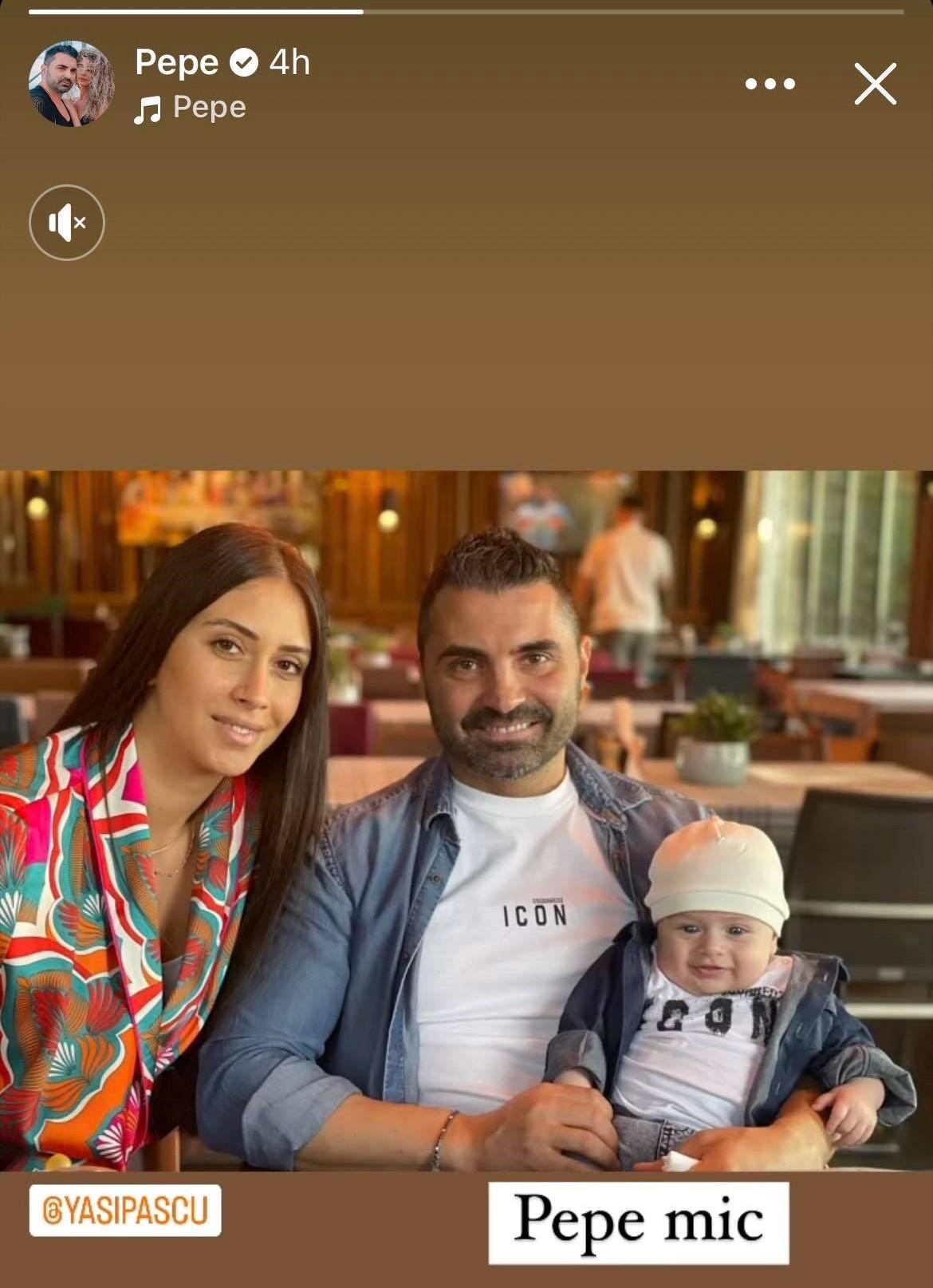 Yasmine Ody, Pepe și fiul lor
