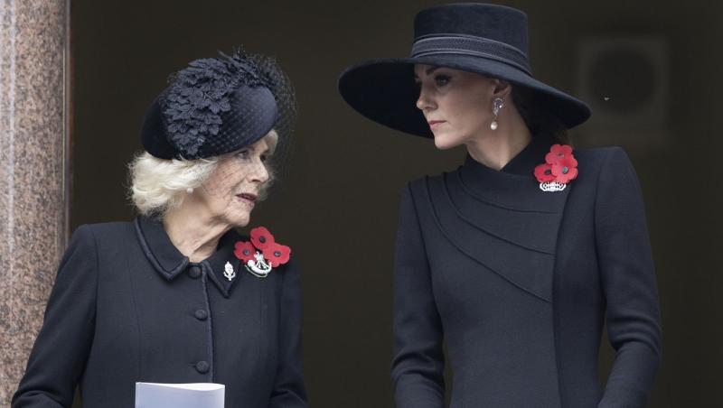 Gestul grijuliu pe care l-a făcut Kate Middleton pentru Regina Camilla. Soția Regelui Charles părea foarte agitată