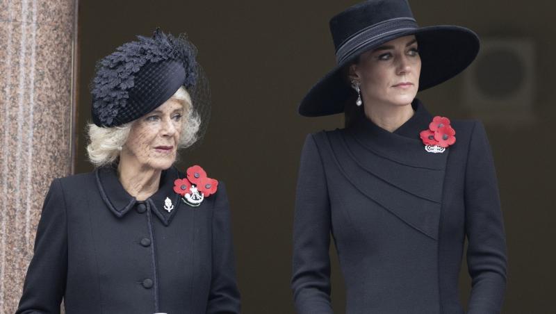Gestul grijuliu pe care l-a făcut Kate Middleton pentru Regina Camilla. Soția Regelui Charles părea foarte agitată
