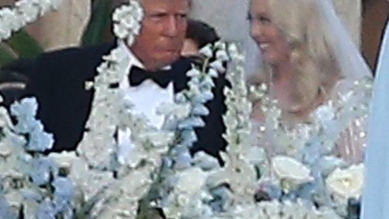 Fiica cea mică a fostului președinte american Donald Trump s-a căsătorit în acest weekend. Cum a arătat Tiffany la mare eveniment
