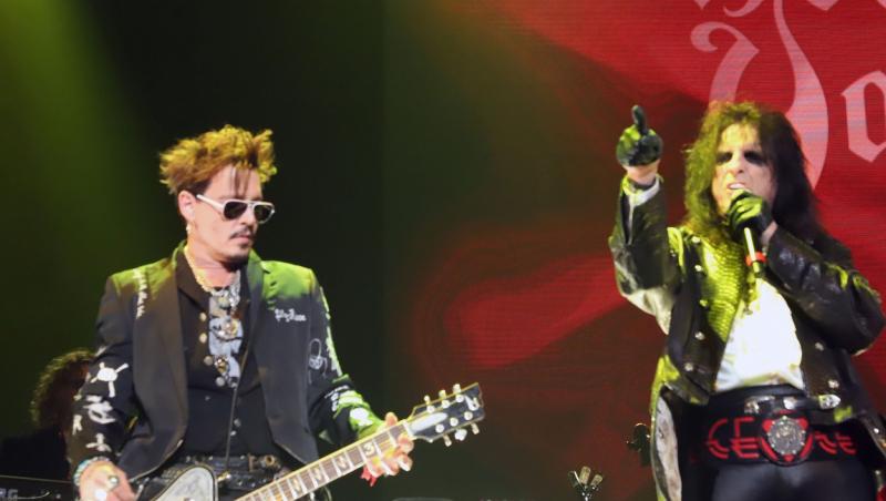 Johnny Depp vine în România. Când va avea loc concertul trupei Hollywood Vampires din care face parte