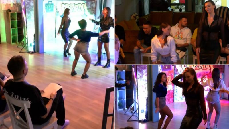 La petrecerea de sâmbătă, fetele de la Mireasa sezon 6 s-au duelat în mișcări de dans. Băieții au jurizat și câștigătoarea a fost Adina.
