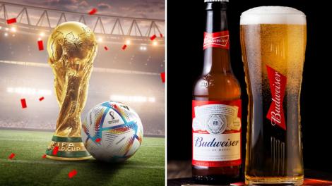 Qatar a interzis consumul de alcool la Cupa Mondială de Fotbal 2022. Ce soluție a găsit, în schimb, producătorul de bere Budweiser