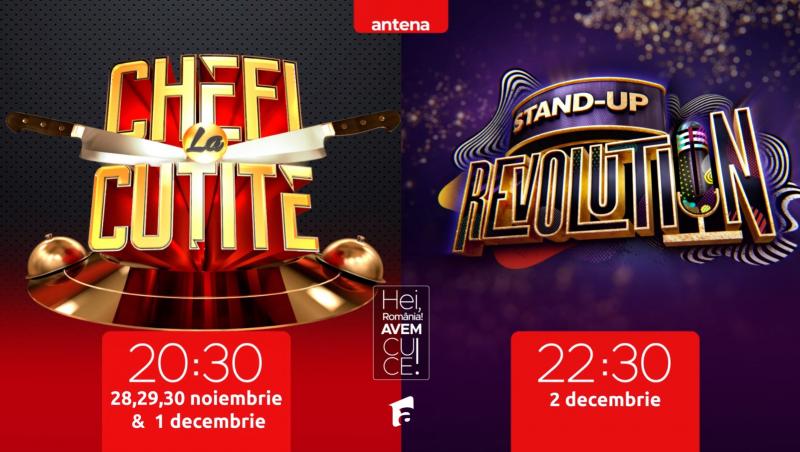 program tv antena 1 chefi la cutite stand-up revolution cu logo