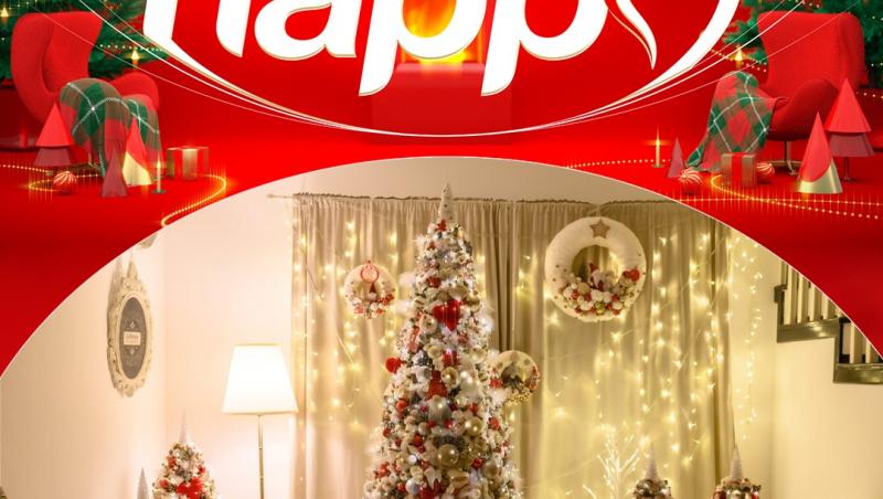 Happy Channel îşi premiază telespectatorii cu brazi de Crăciun unicat, complet decoraţi