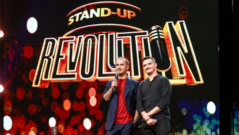 Stand-up Revolution sezonul 2, 4 noiembrie 2022. Iulia Albu, apariție surprinzătoare pe scenă. Ce concurent i-a cucerit pe jurați