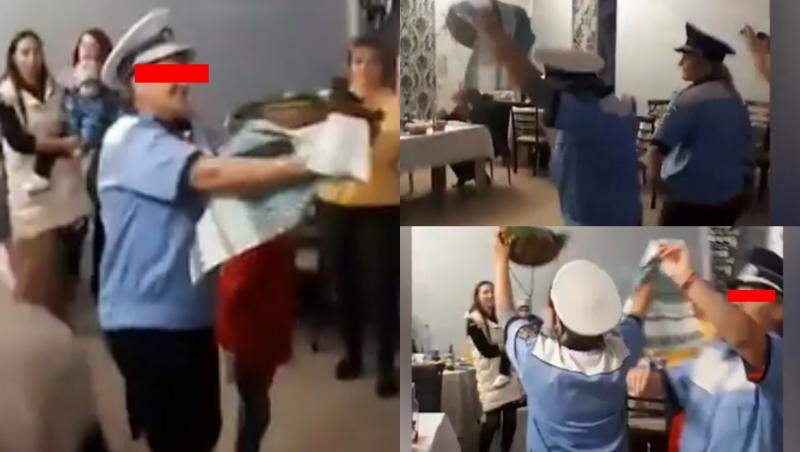 Imagini cu infirmierele care au dansat găina costumate în politiste. Femeile au dosar penal pentru uzurparea de calităţi oficiale