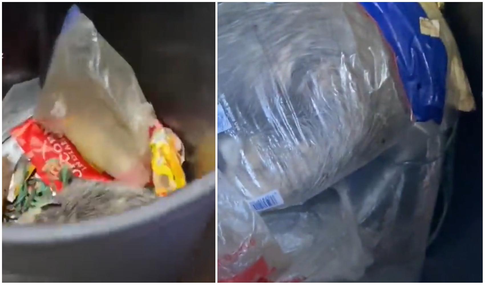 O femeie a vrut să ducă gunoiul, dar când s-a uitat mai atent a făcut o descoperire neașteptată! Ce se află înăuntru