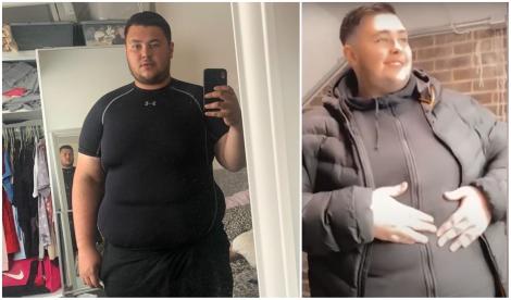 Un bărbat a slăbit 54 de kilograme după ce a renunțat la un anumit aliment. Cum arată azi și ce nu a mai mâncat pentru a slăbi