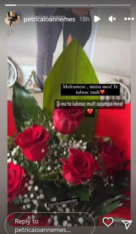 Buchet de trandafir pe Instagram