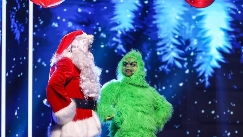 iUmor sezonul 13, Gala de Crăciun. Șerban Copoț, transformare spectaculoasă în Grinch. Cum l-a „bătut” pe Moș Crăciun