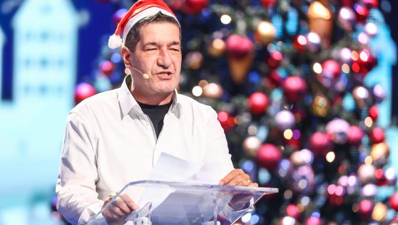 Radu Pietreanu a citit așa cum numai el știe o scrisoare primită din partea lui Moș Ajun, în Gala de Crăciun iUmor