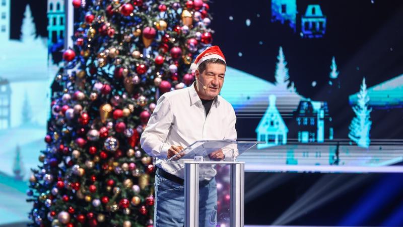 iUmor sezonul 13, Gala de Crăciun. Moș Ajun s-a „îmbătat” pe scenă. Radu Pietreanu a servit un moment inedit de comedie