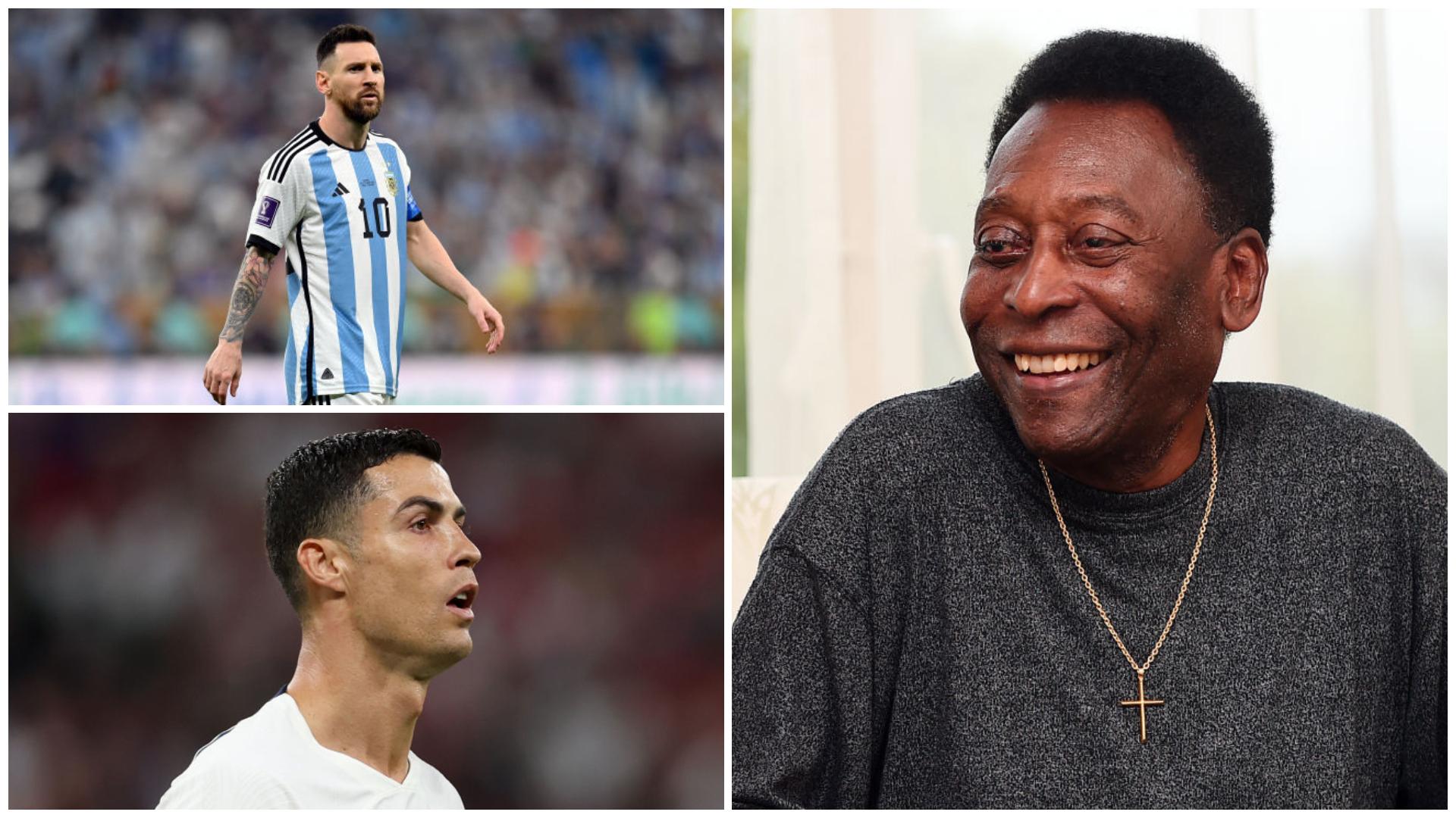 Colaj cu Pele, Messi și Ronaldo