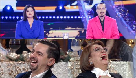 Revelionul cel neBUN 2023. Maria Popovici și Mincu au stârnit hohote de râs cu retrospectiva anului. Ce au putut să spună pe scenă