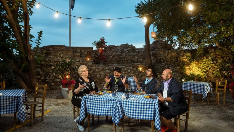 Chefi fără limite, filmat în cele mai spectaculoase locații din Grecia Premiera: luni, marţi şi miercuri, de la 20:30, la Antena 1