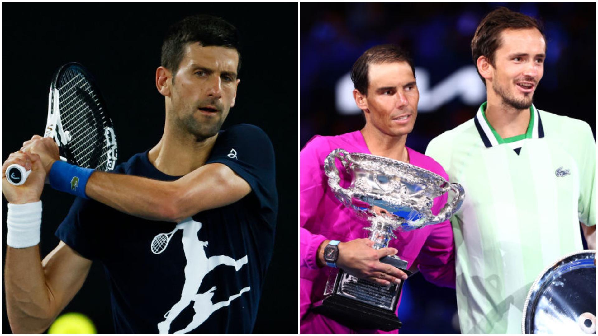Colaj cu  Novak Djokovic, Medvedev și Nadal