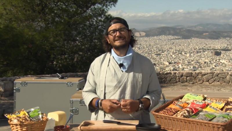 Florin Dumitrescu a dezvăluit o savuroasă reșetă de inspirație grecească, la Chefi fără limite
