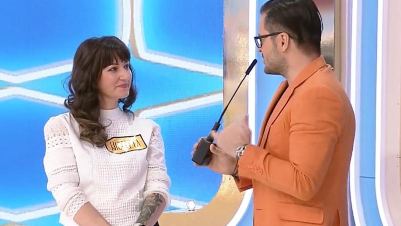 Prețul cel bun, 22 februarie 2022. Nicoleta l-a impresionat pe Liviu Vârciu cu tatuajul său. Cum a reacționat prezentatorul TV