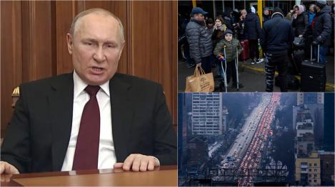 Rusia a declanșat războiul împotriva Ucrainei | FOTO. Firul evenimentelor petrecute până acum. Explozii în mai multe oraşe