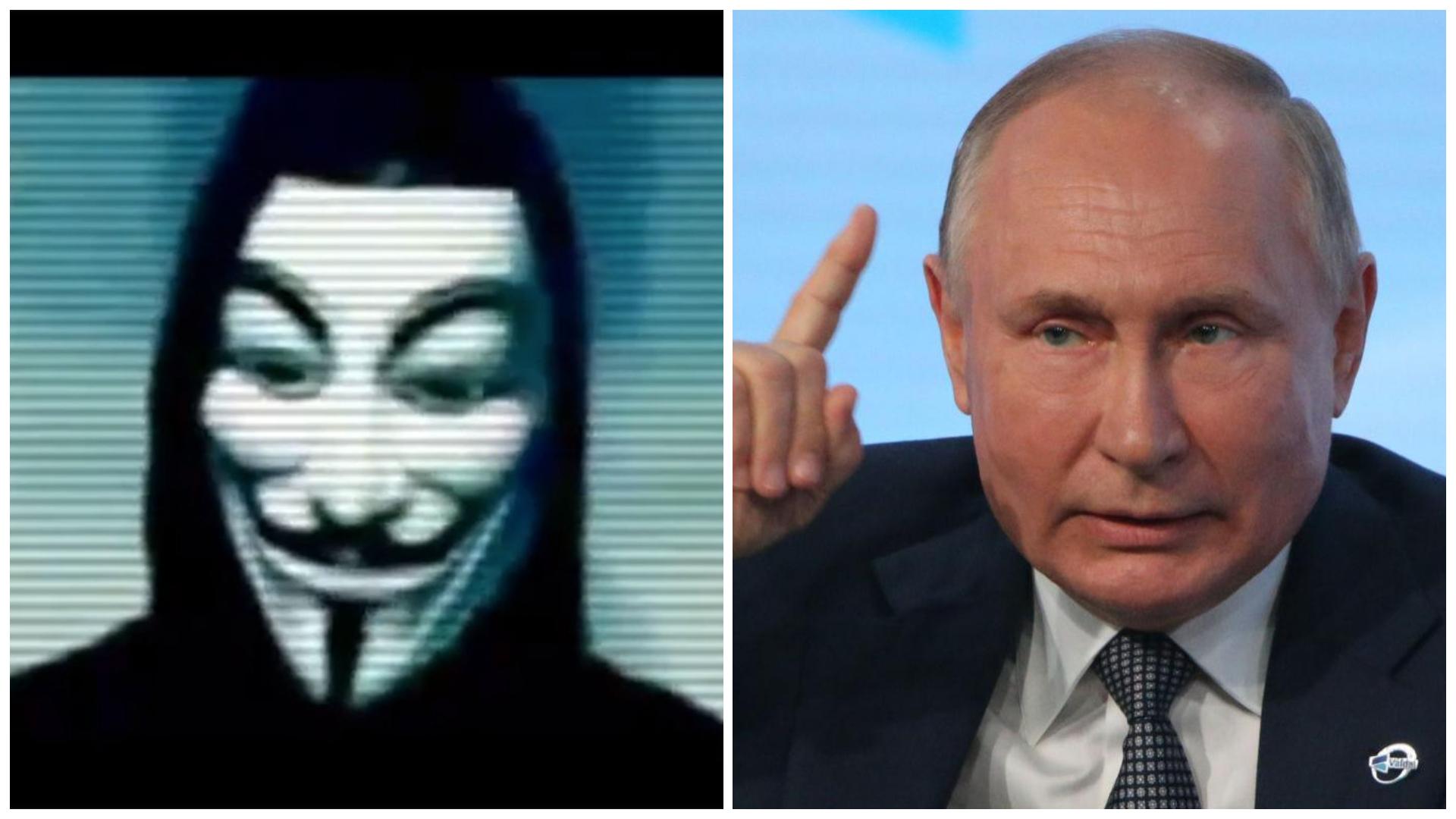 Grupul Anonymous a „spart” baza de date a Ministerului Apararii din Rusia. Ce au anunțat hackerii: „Dacă tensiunile continuă...”