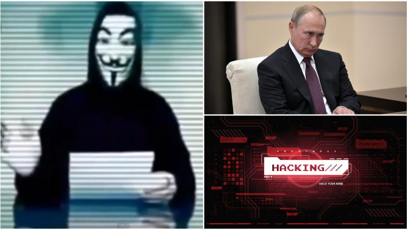 Hackerii de la Anonymous i-au transmis un mesaj neașteptate lui Vladimir Putin, după ce au declarat „război cibernetic” Rusiei.