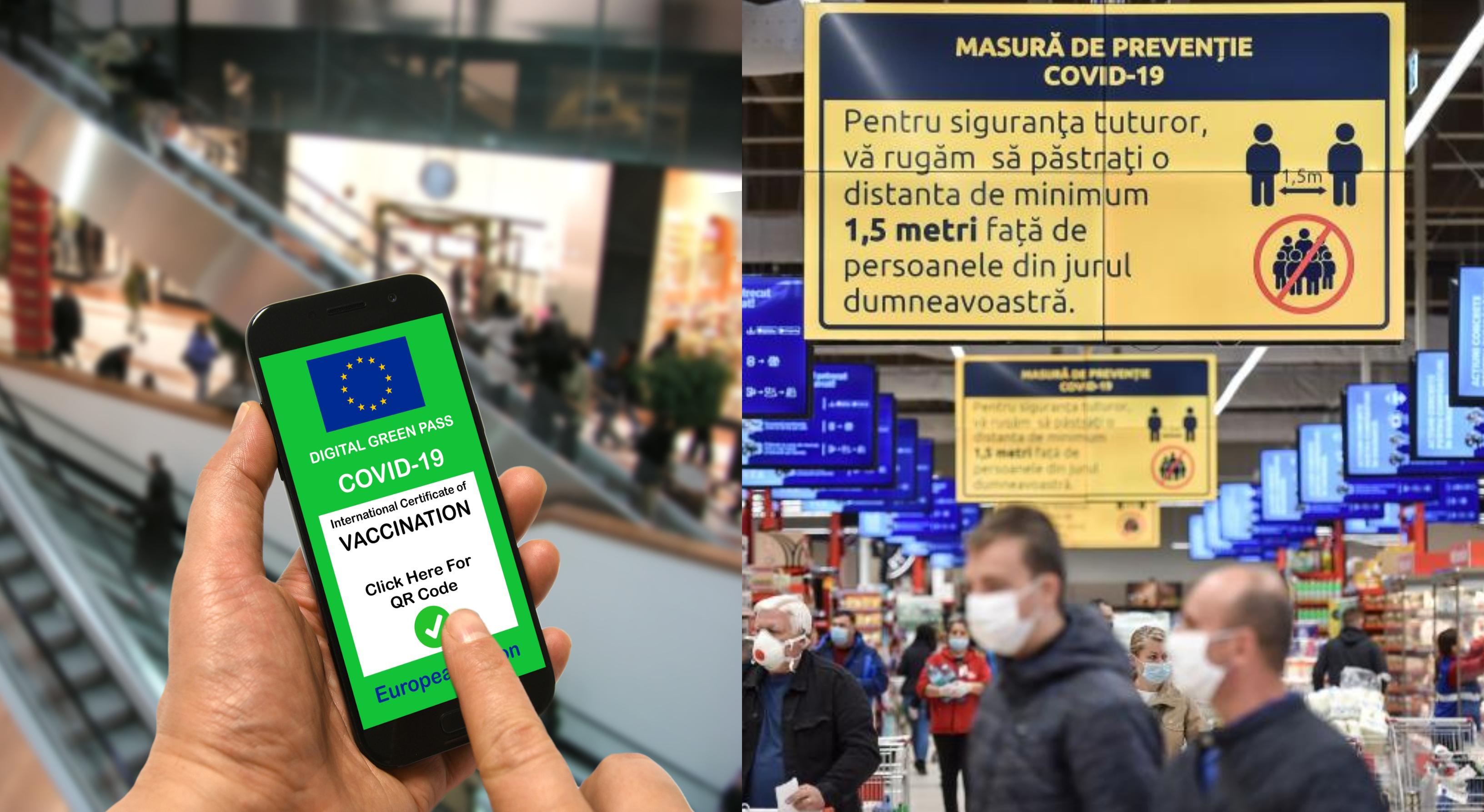 CNSU propune prelungirea stării de alertă. Se va permite accesul &icirc;n supermarketurile din mall-uri fără certificat verde. DOCUMENT