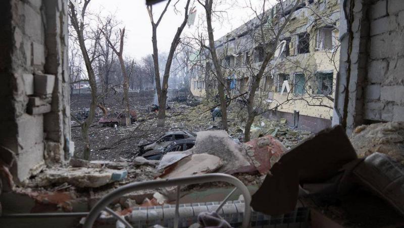 Volodimir Zelenski, imagini sfâșietoare dintr-o maternitate din Mariupol bombardată de ruși. Ce a transmis președintele Ucrainei