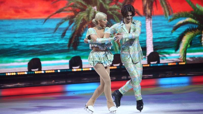 Dancing on Ice - Vis în doi, 12 martie 2022. Carmen Grebenișan și Lilian Bînzari, momentul de dans inedit. Ce a spus Mihai Petre