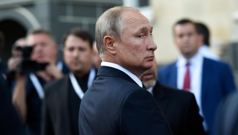 Discursul lui Vladimir Putin a fost întrerupt și reluat după 15 minute de întârziere