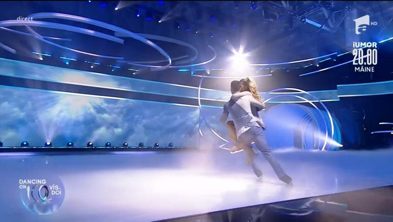 Dancing on Ice - Vis în doi, 19 martie 2022. Sore și Grațiano Dinu, dansul elegant pe care l-au prezentat juriului. Notele primite