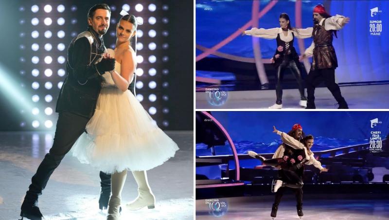 Dancing on Ice - Vis în doi, 19 martie 2022. Cosmin Natanticu și Maria Andreea Coroamă au impresionat jurații cu dansul pe gheață